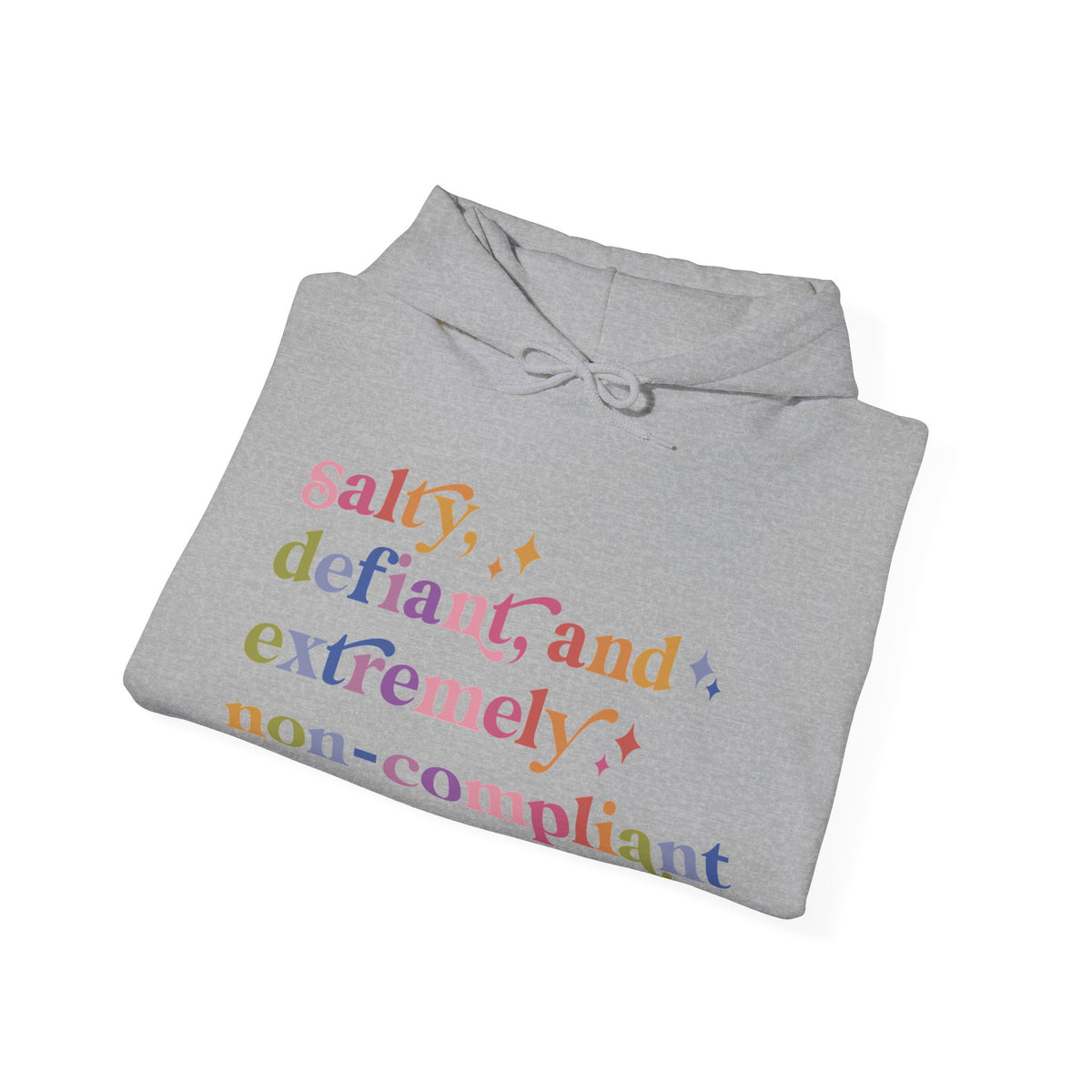 Salty, Defiant, and Extremely Non-compliant Hoodie