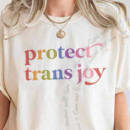 Protect Trans Joy Comfort Colors Unisex T-Shirt