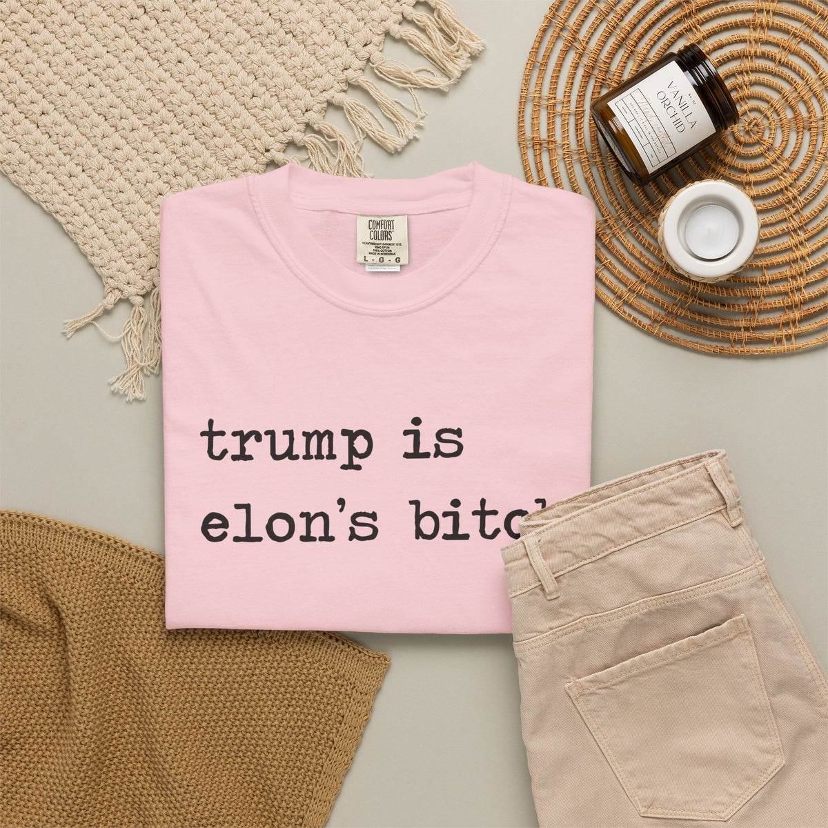 Trump Is Elon's Bitch Comfort Colors Unisex T-Shirt