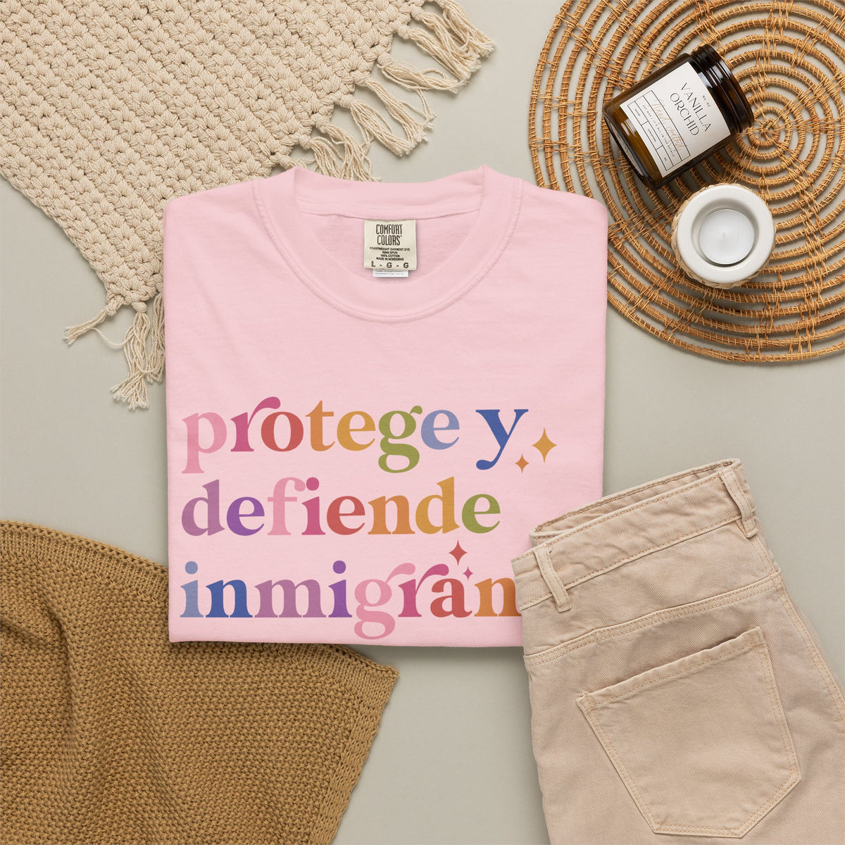 Protege Y Defiende Inmigrantes Comfort Colors Unisex T-Shirt