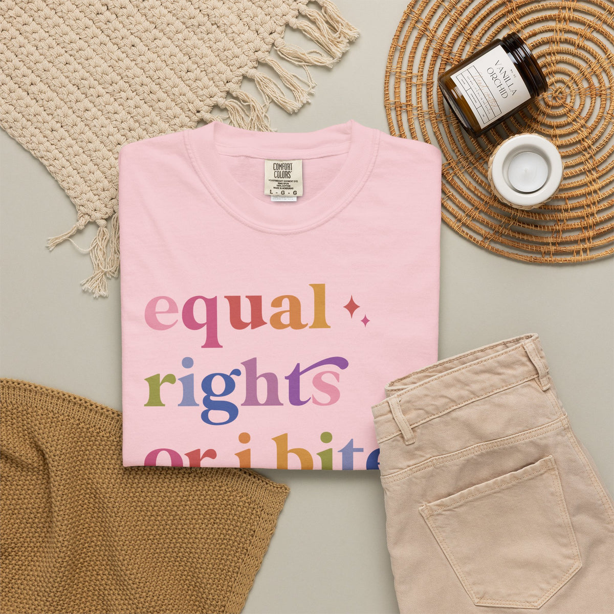Equal Rights or I Bites Comfort Colors Unisex T-Shirt