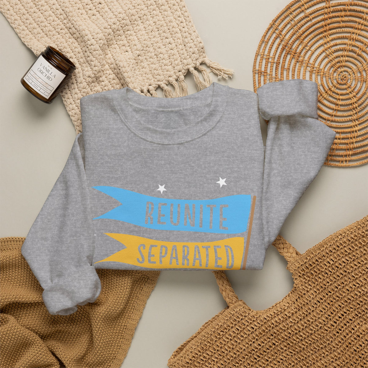 Reunite Separated Families Flags Sweatshirt
