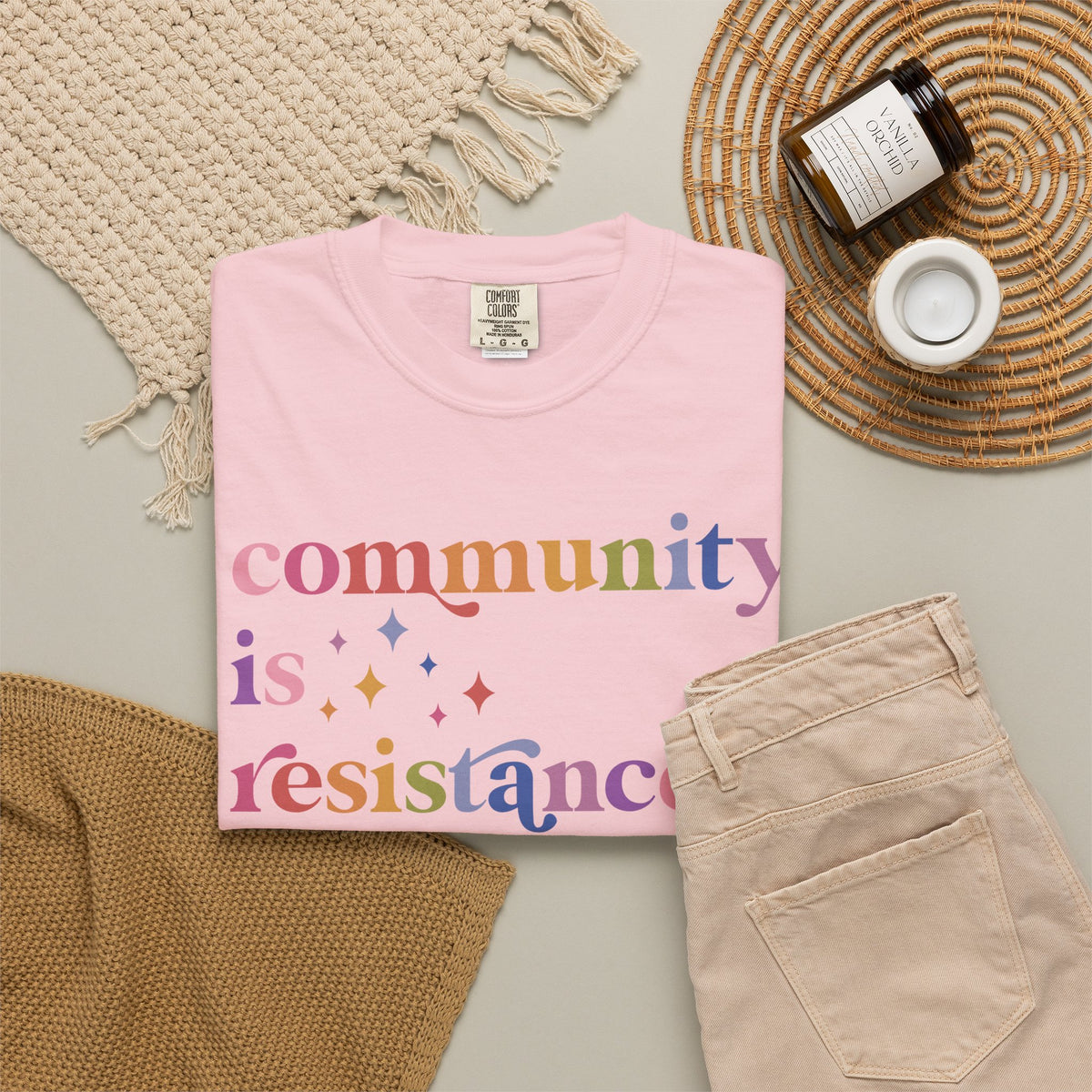 Community Is Resistance Comfort Colors Unisex T-Shirt