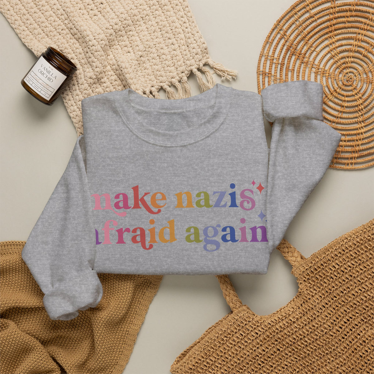 Make Nazis Afraid Again Sweatshirt