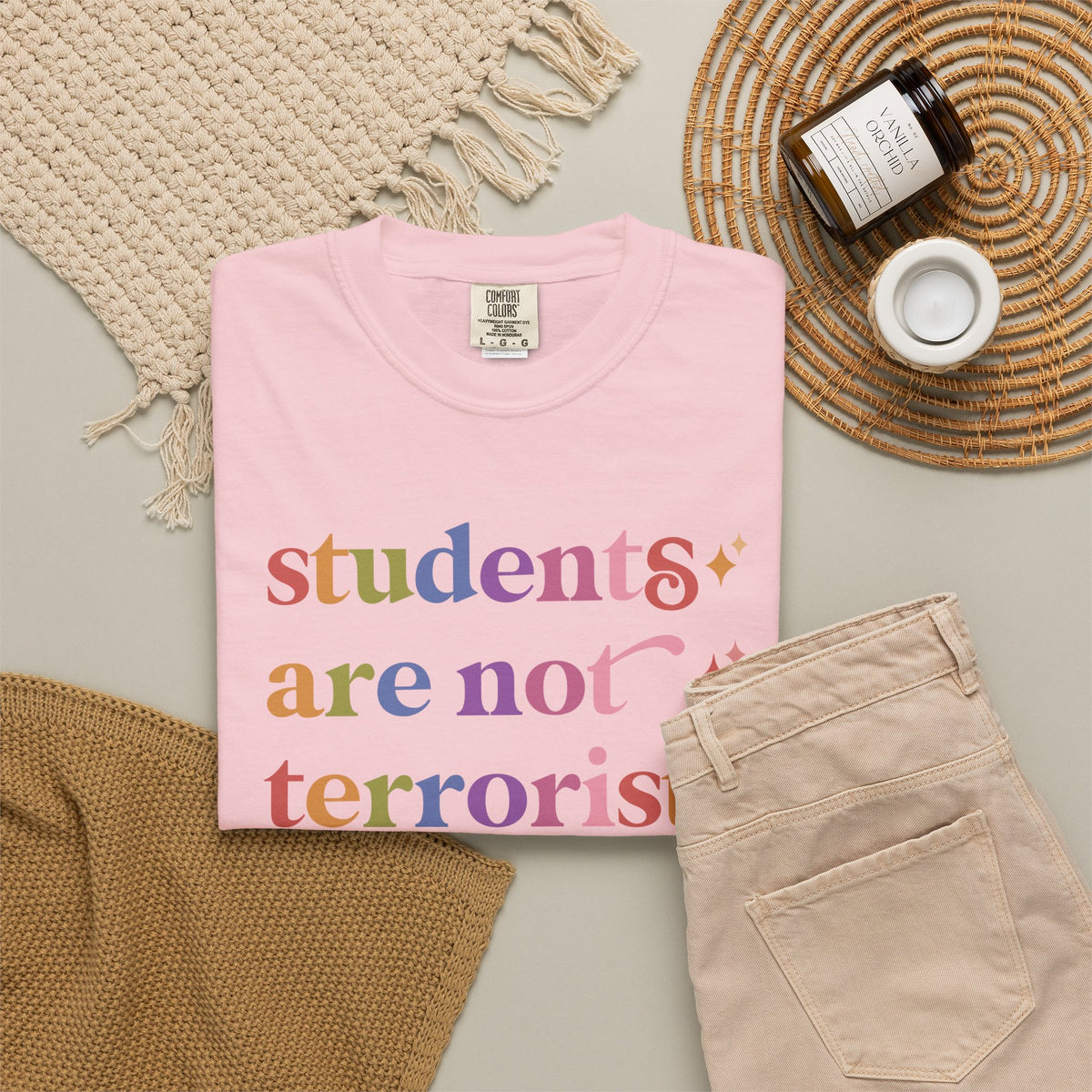 Students are not Terrorists Comfort Colors Unisex T-Shirt