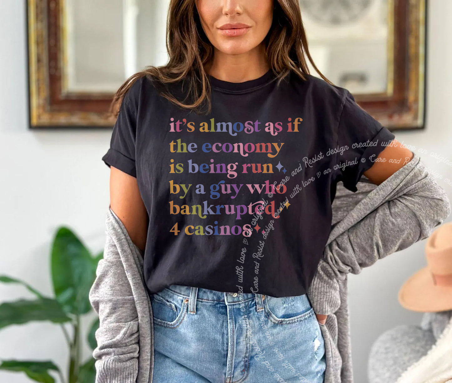 Maga make America great again anti-trump anti trump stupid shirt tshirt tee t apparel clothes top merch clothing anti-maga idiot morons governing not embarrassing protest resist liberal funny you’re your in a cult cultist christian nationalist 47 beware false prophets red hat traitors are we yet trumpism republican conservative anti-republican hater crime deplorable garbage comfort colors