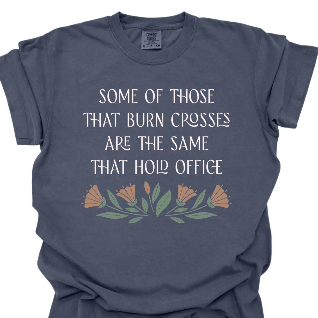 anti trump merch anti-trump antitrump rage against the machine RATM some of those that burn crosses are the same that hold office democrat fdt republican protest hate anti-maga political liberal left racism politics social justice resist resistance