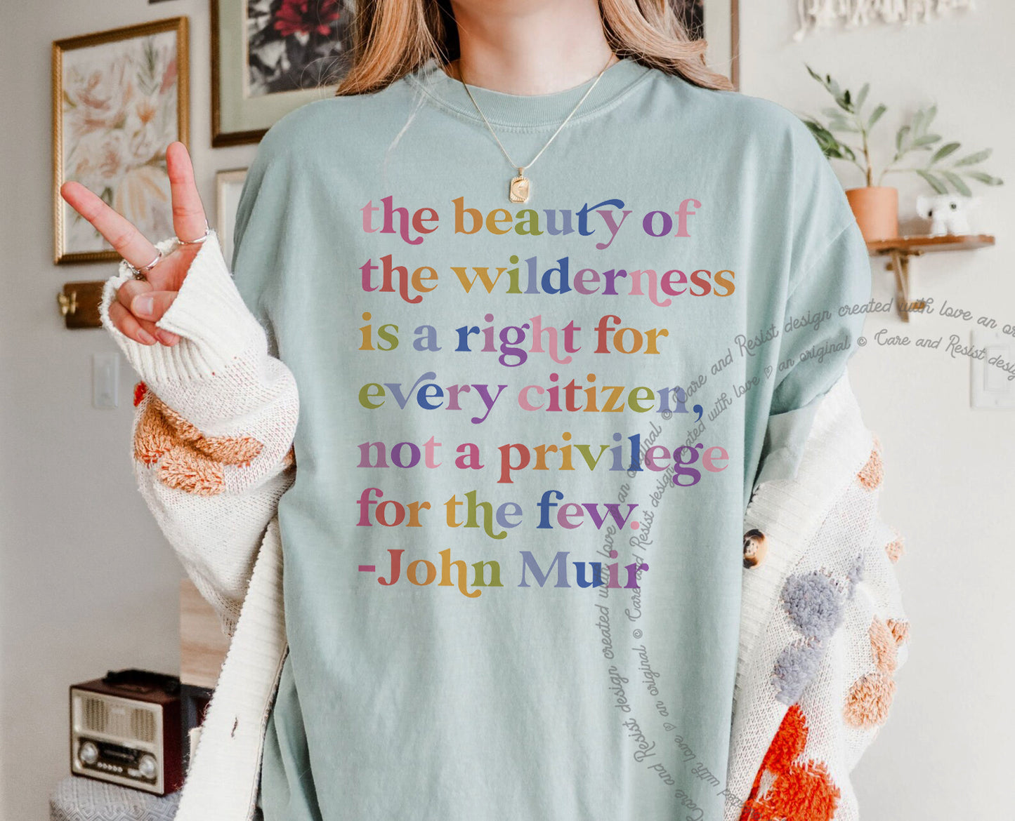 Smokey smoky bear resist resistance shirt tee t-shirt t tshirt top apparel merch gift national park protect our over profit granola girl I support alt US save the nature lover 63 list checklist ranger dibs on the stand with the NPS conservation conservationist environment environmentalist environmental activist activism protest Yosemite upside down flag greedy hand off public lands san Isabel vintage oversized fight solidarity outdoors camp camping trees forest waterfall mountain land john muir