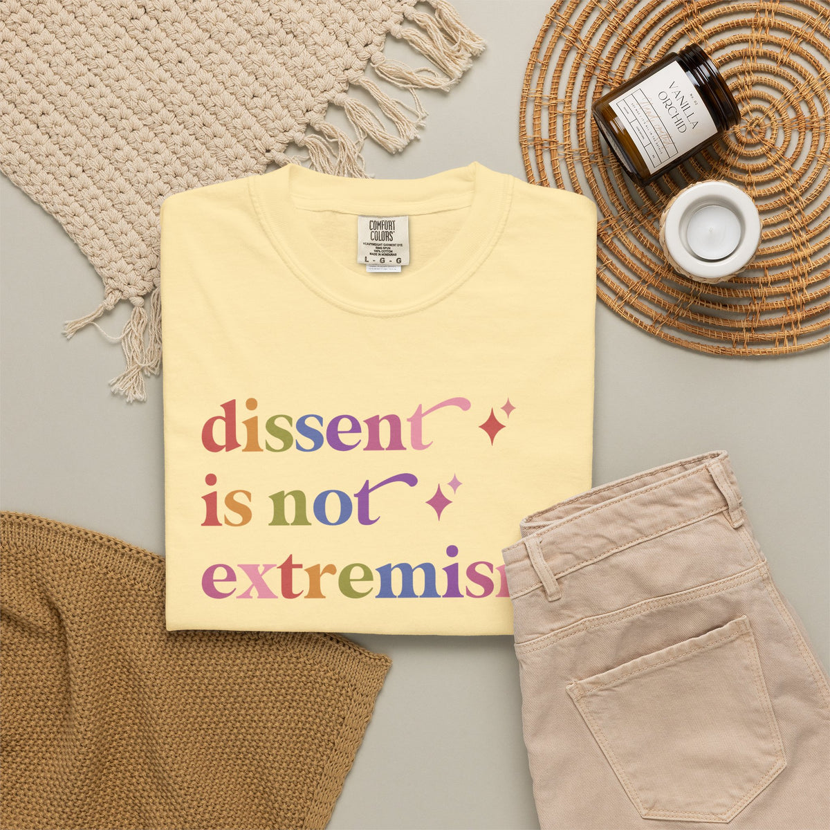 Dissent is not Extremism Comfort Colors Unisex T-Shirt