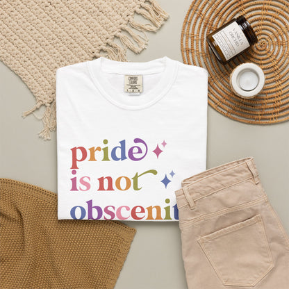 Pride is not Obscenity Comfort Colors Unisex T-Shirt