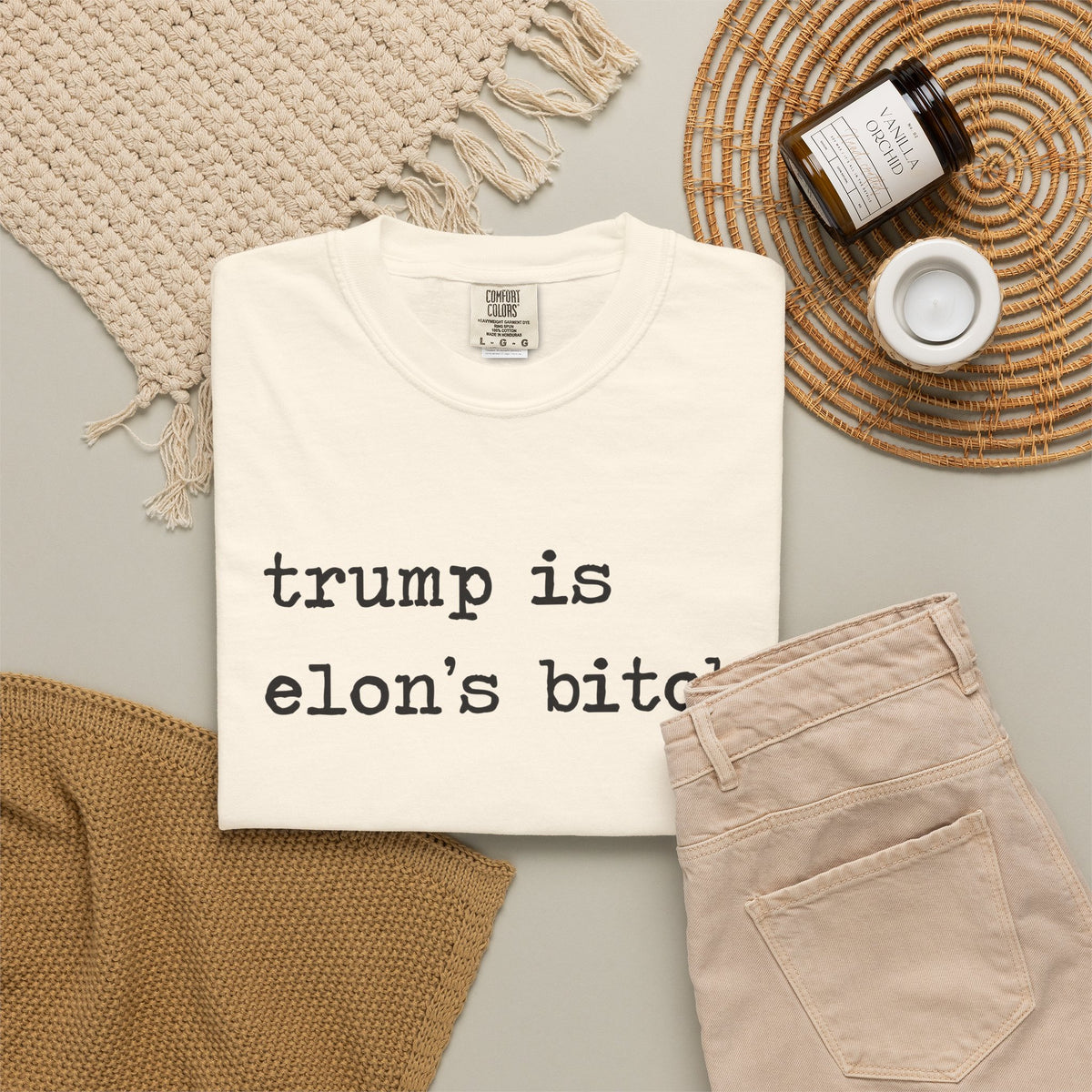 Trump Is Elon's Bitch Comfort Colors Unisex T-Shirt