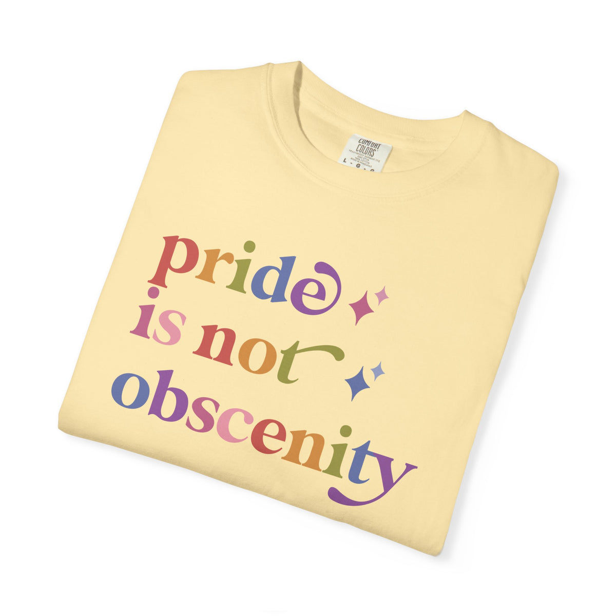 Pride is not Obscenity Comfort Colors Unisex T-Shirt