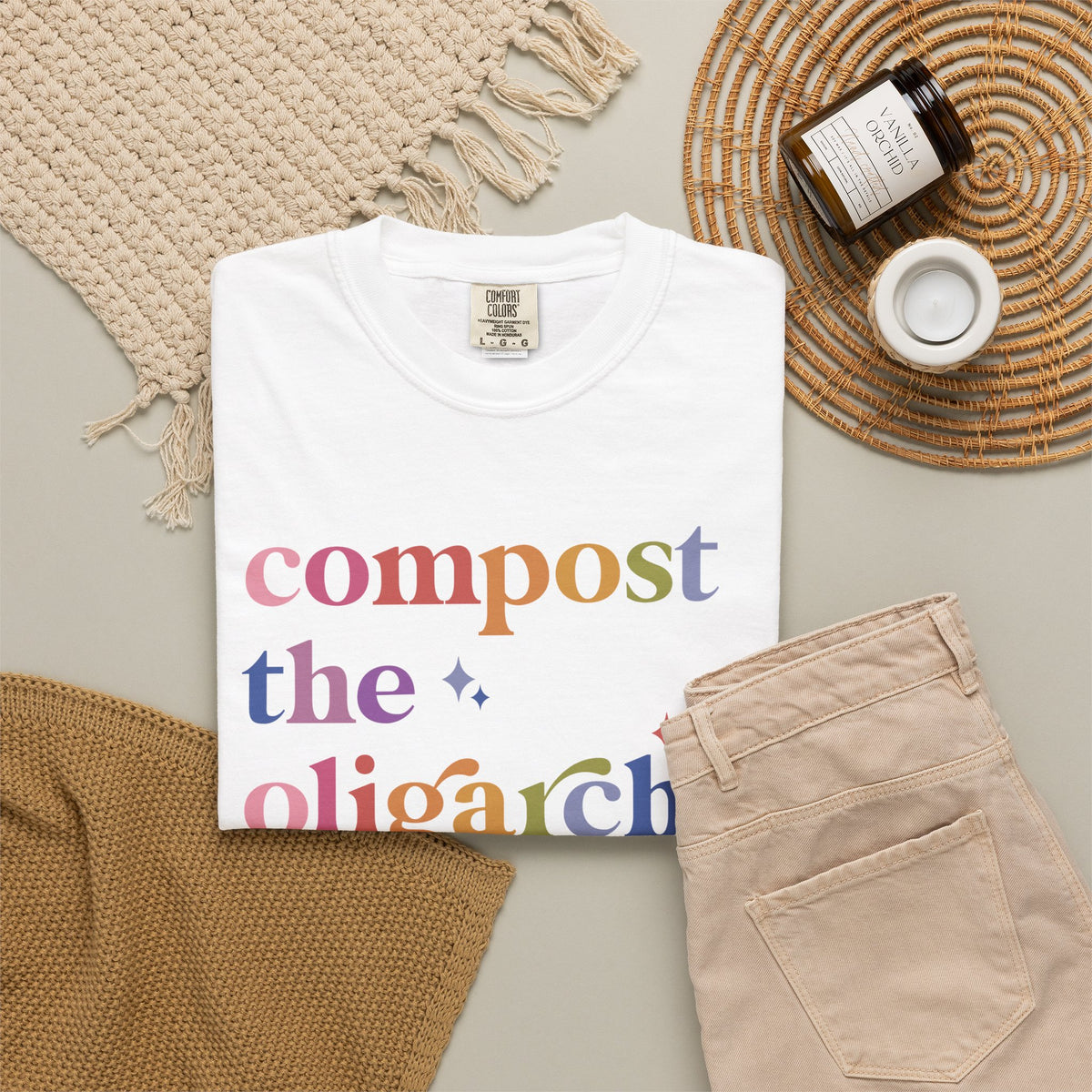 Compost the Oligarchy Comfort Colors Unisex T-Shirt