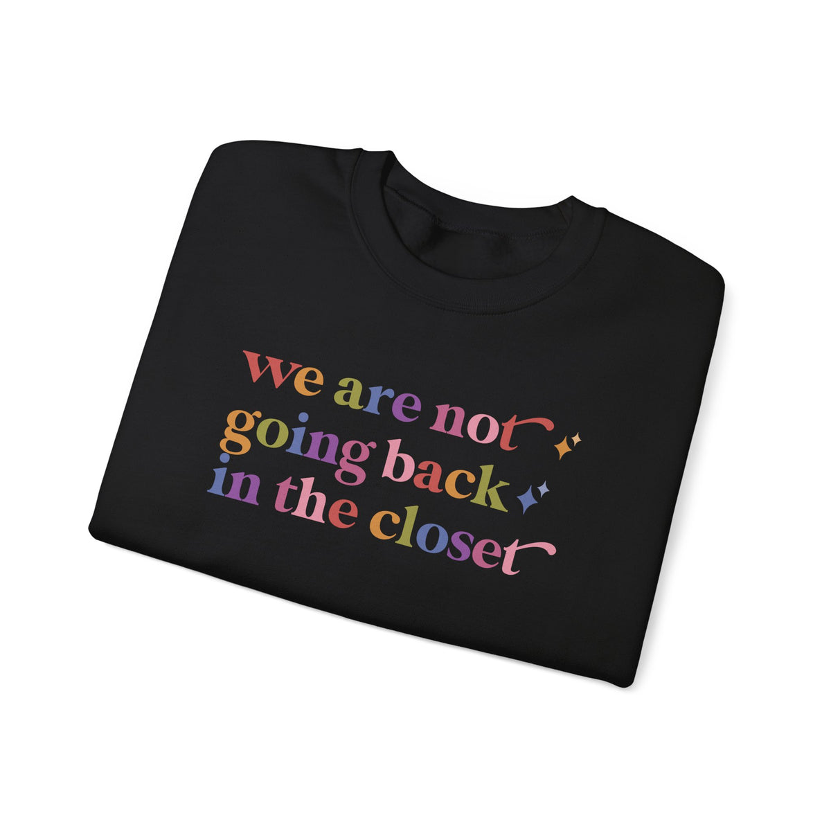 We are not Going Back in the Closet Sweatshirt