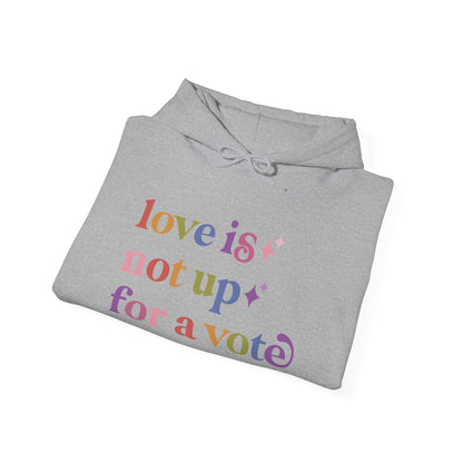 Love is not Up for a Vote Hoodie