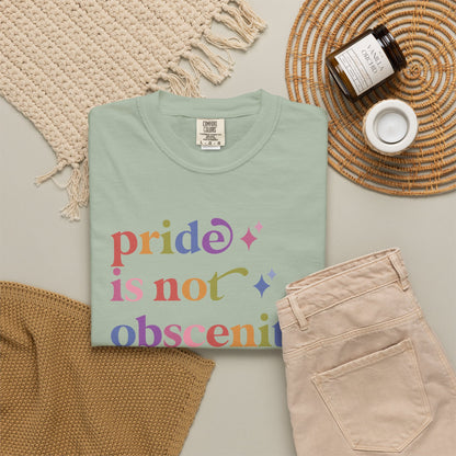 Pride is not Obscenity Comfort Colors Unisex T-Shirt