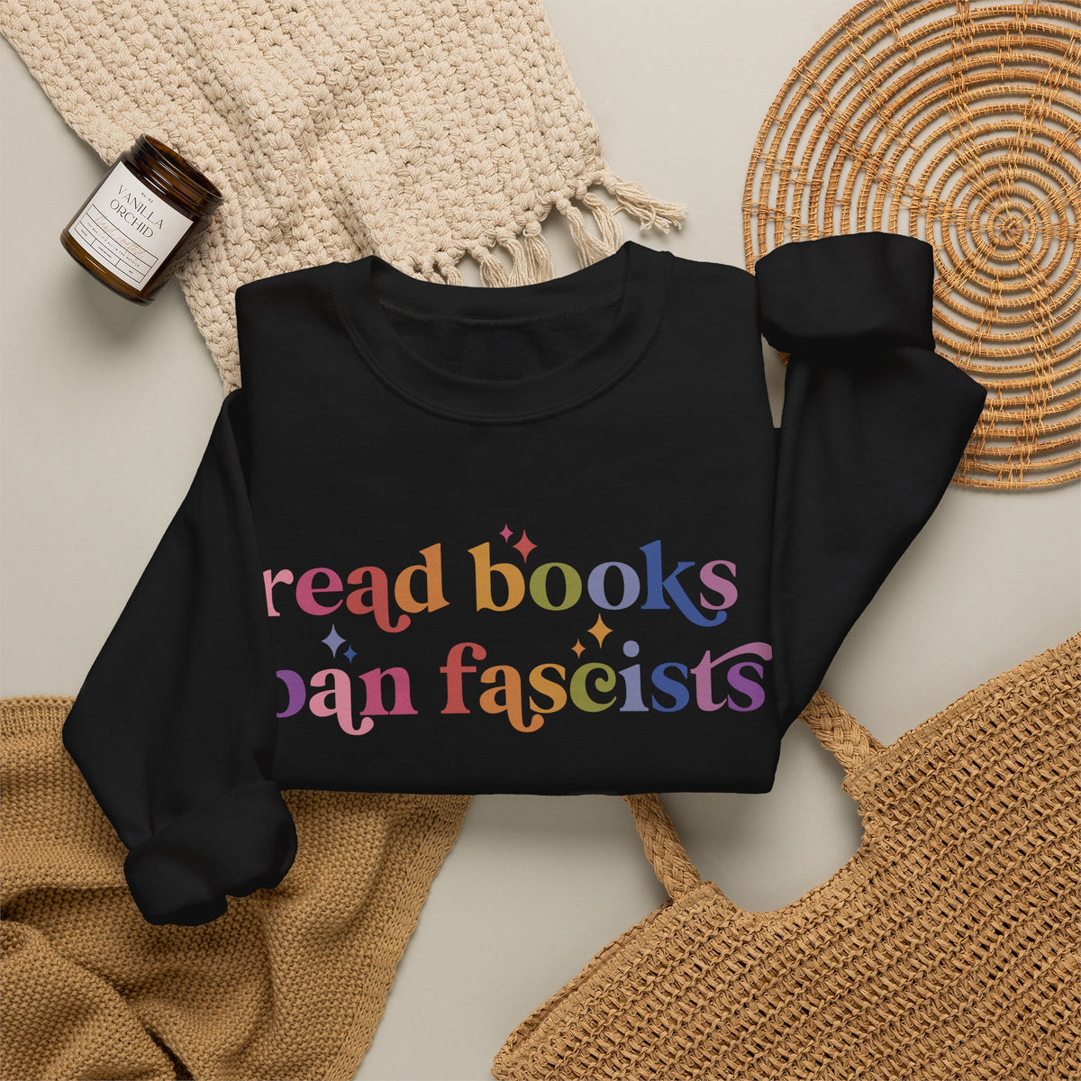 Read Books Ban Fascists Sweatshirt