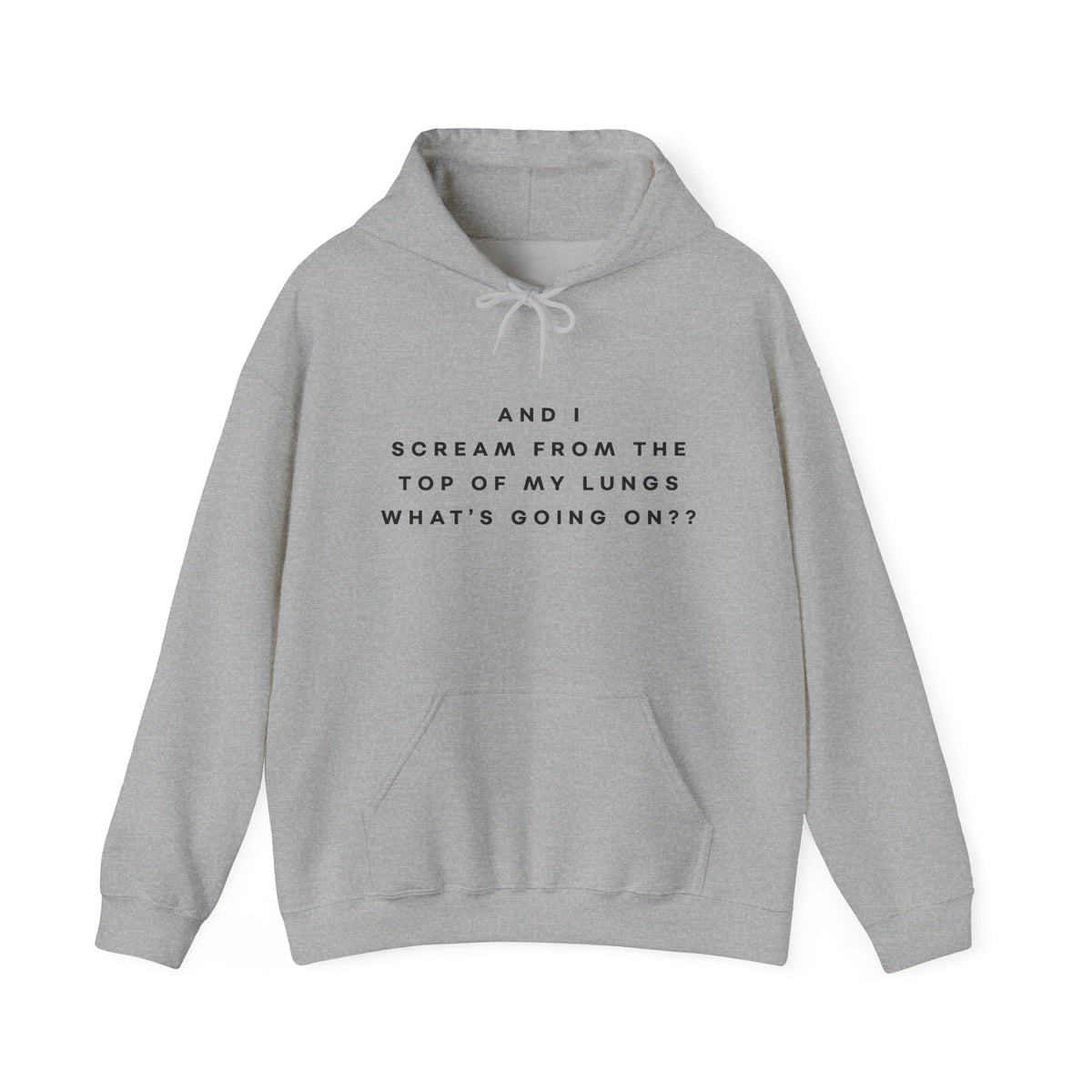 And I Scream From the Top of My Lungs, What's Going On? Hoodie