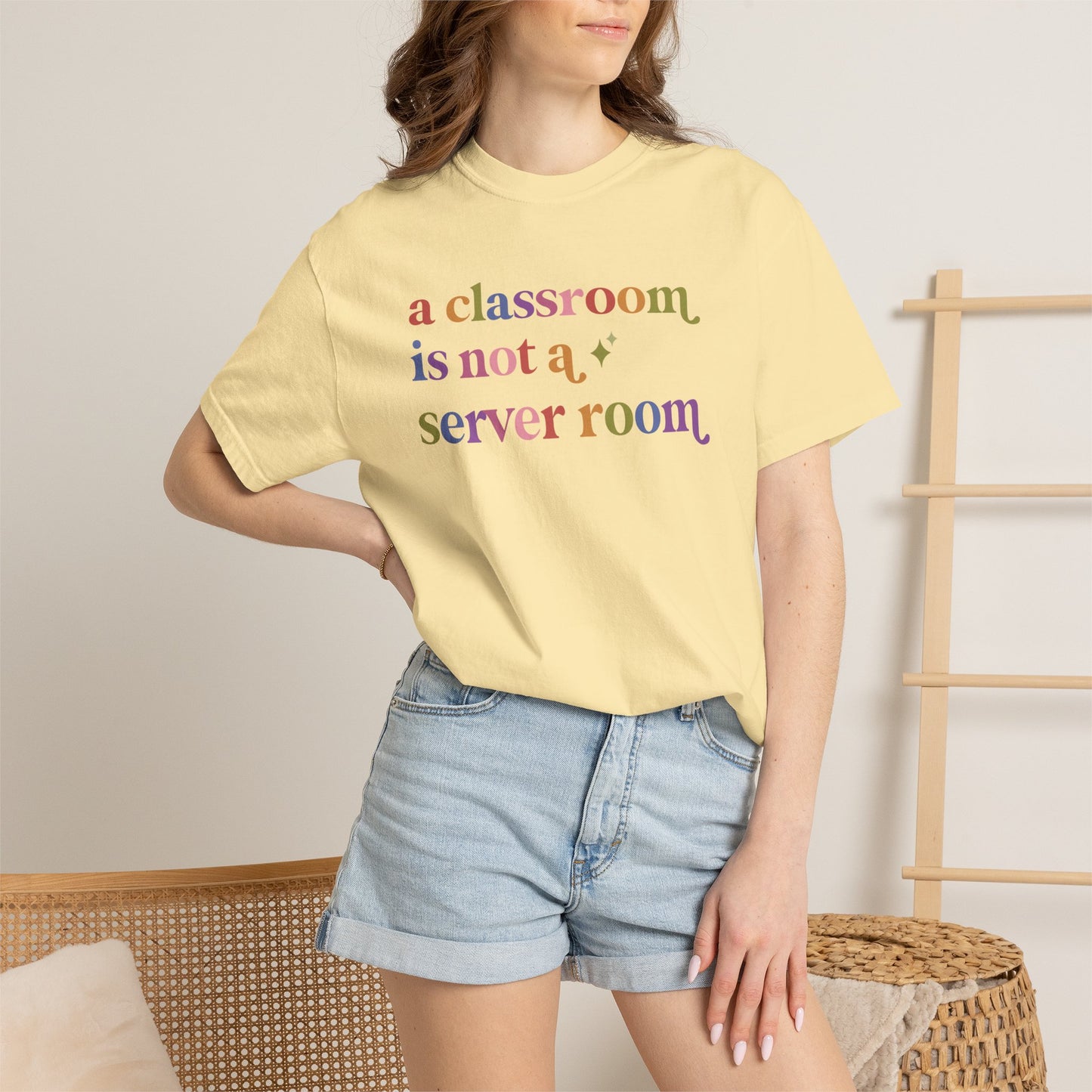 A Classroom is not a Server Room Comfort Colors Unisex T-Shirt