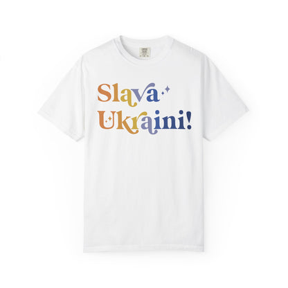 Slava Ukraini Comfort Colors Unisex T-Shirt
