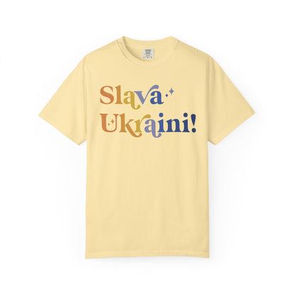 Slava Ukraini Comfort Colors Unisex T-Shirt