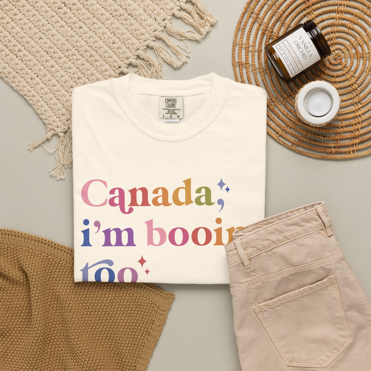 Canada, I'm Booing Too Comfort Colors Unisex T-Shirt
