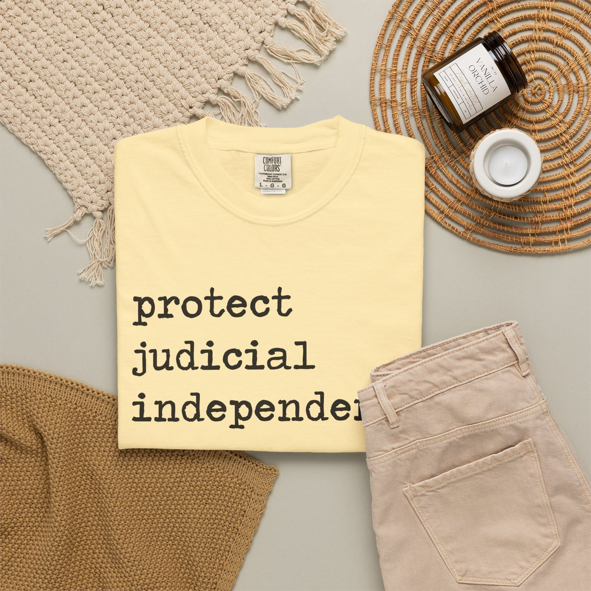 Protect Judicial Independence Comfort Colors Unisex T-Shirt