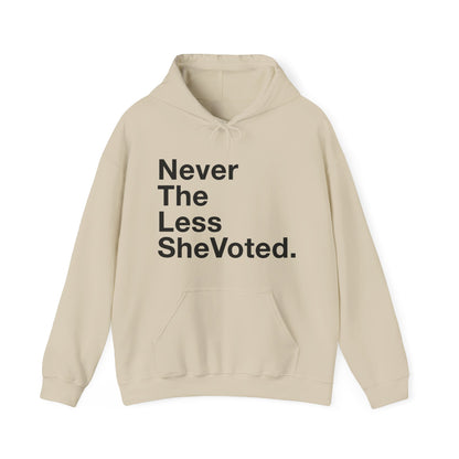 Nevertheless She Voted Hoodie