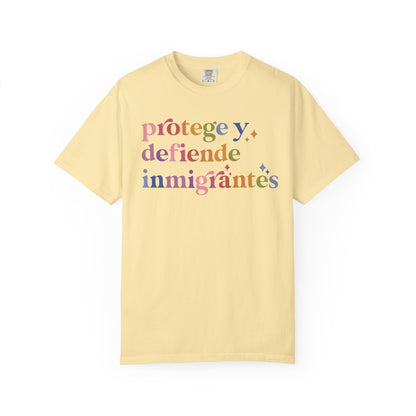Protege Y Defiende Inmigrantes Comfort Colors Unisex T-Shirt