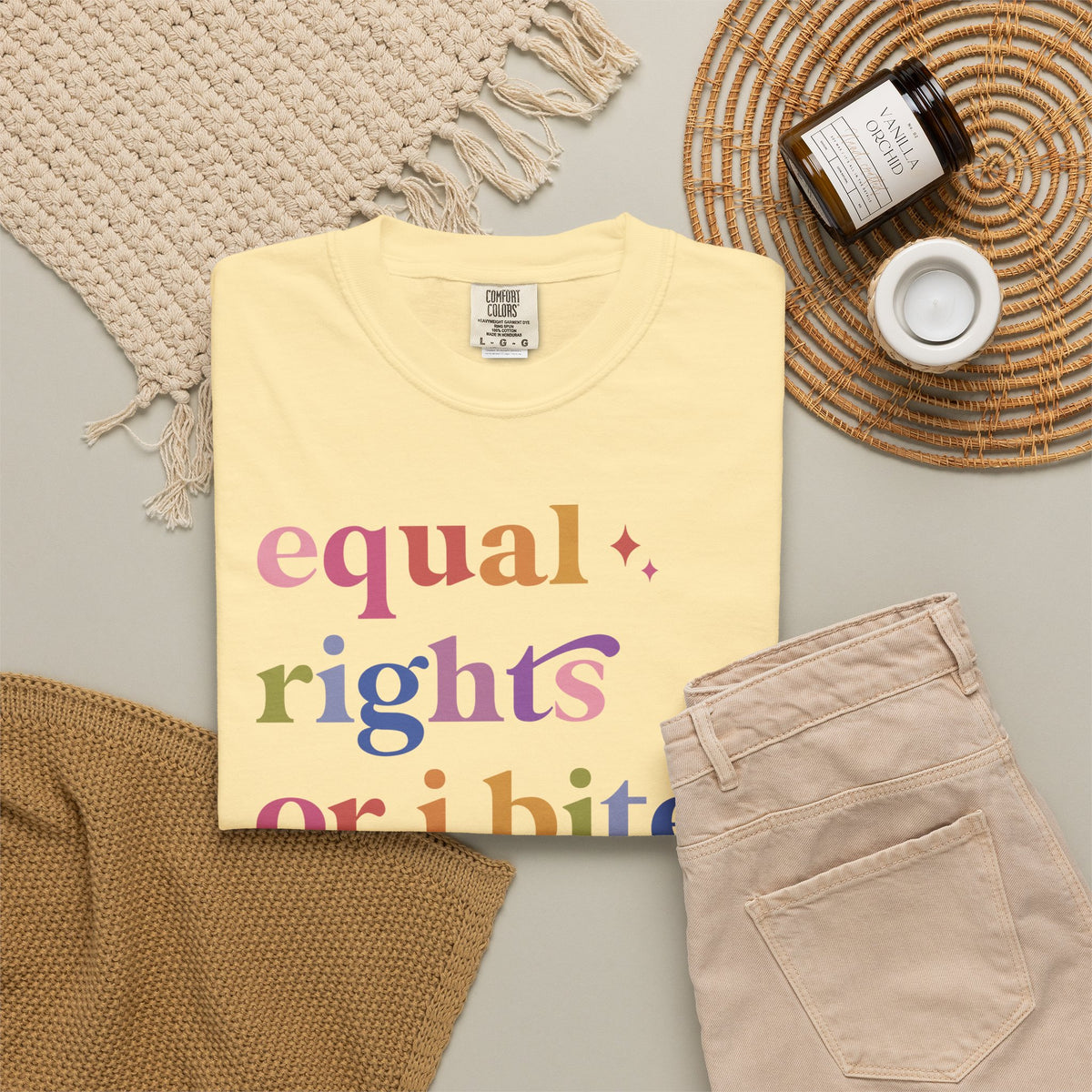 Equal Rights or I Bites Comfort Colors Unisex T-Shirt