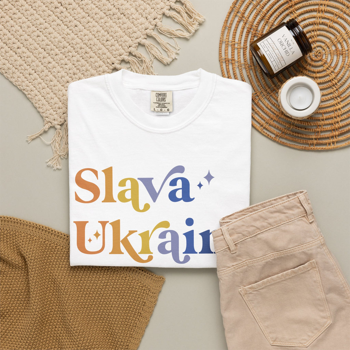 Slava Ukraini Comfort Colors Unisex T-Shirt