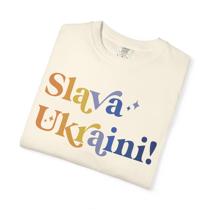 Slava Ukraini Comfort Colors Unisex T-Shirt