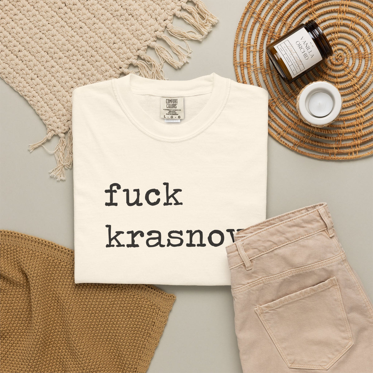 Fuck Krasnov Comfort Colors Unisex T-Shirt