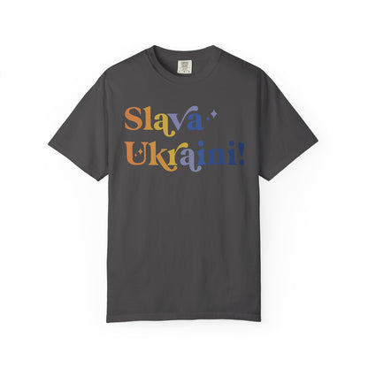 Slava Ukraini Comfort Colors Unisex T-Shirt