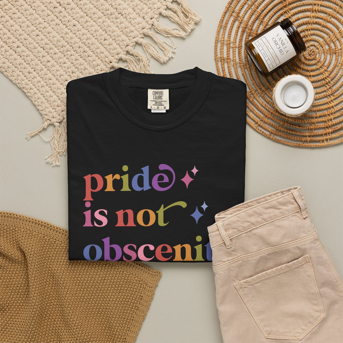 Pride is not Obscenity Comfort Colors Unisex T-Shirt