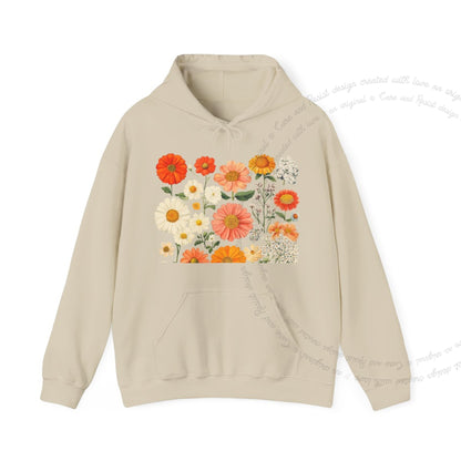 Terrified but Defiant Care & Resist Gildan hoodie in Sand