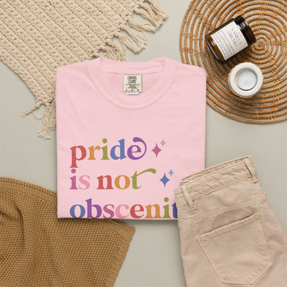 Pride is not Obscenity Comfort Colors Unisex T-Shirt