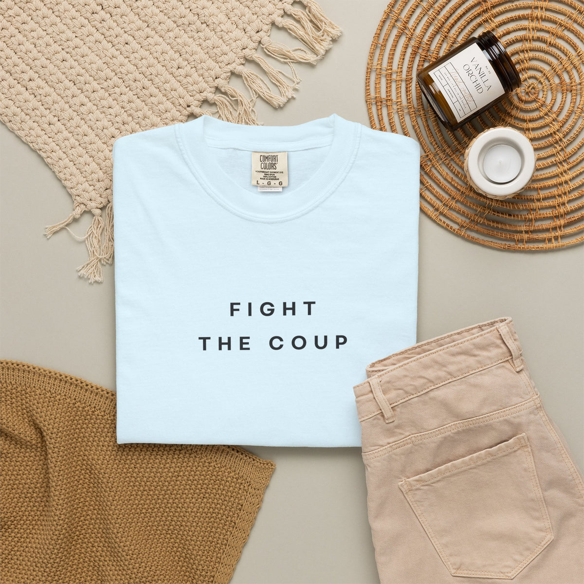Fight the Coup Comfort Colors Unisex T-Shirt