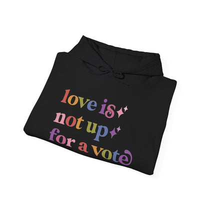 Love is not Up for a Vote Hoodie