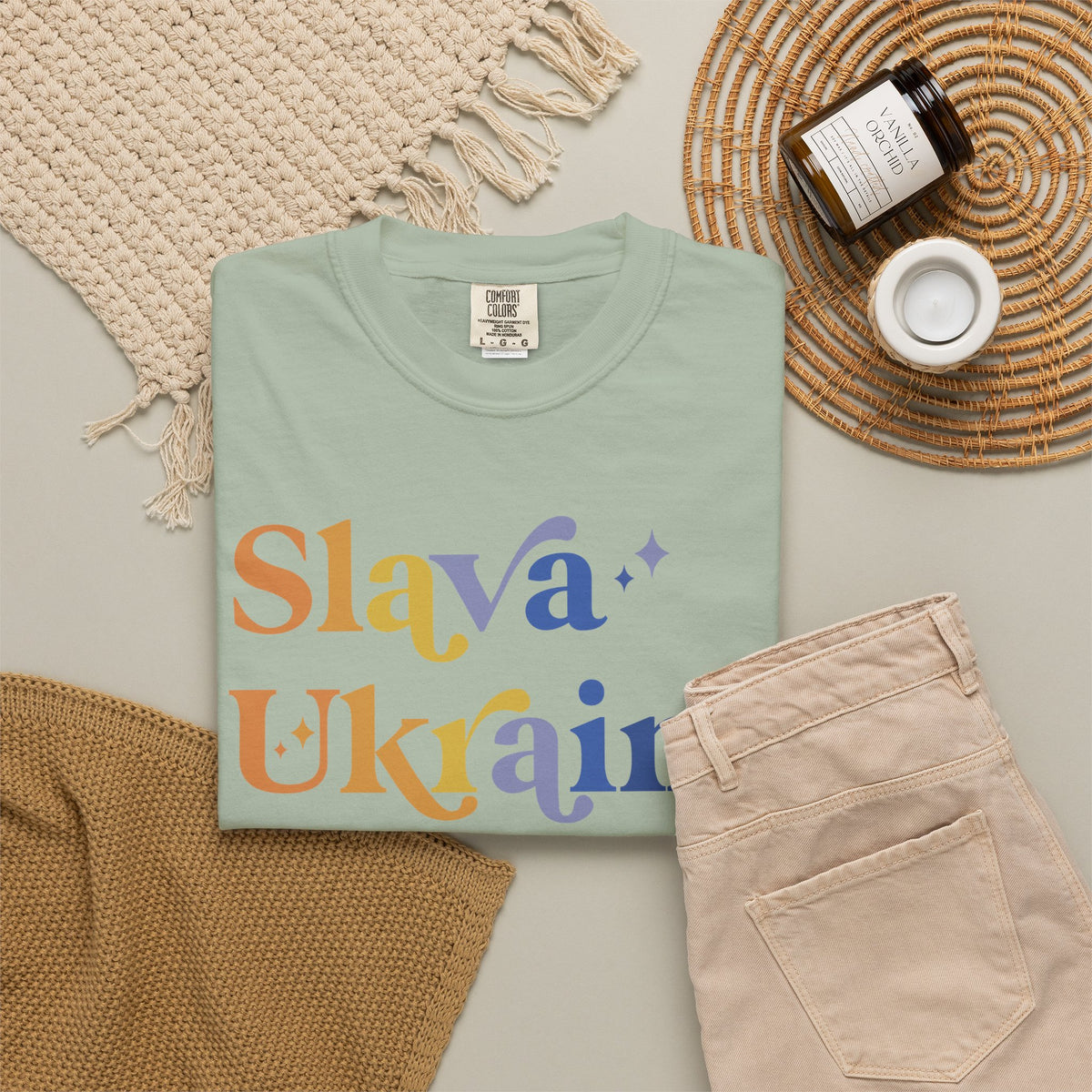 Slava Ukraini Comfort Colors Unisex T-Shirt