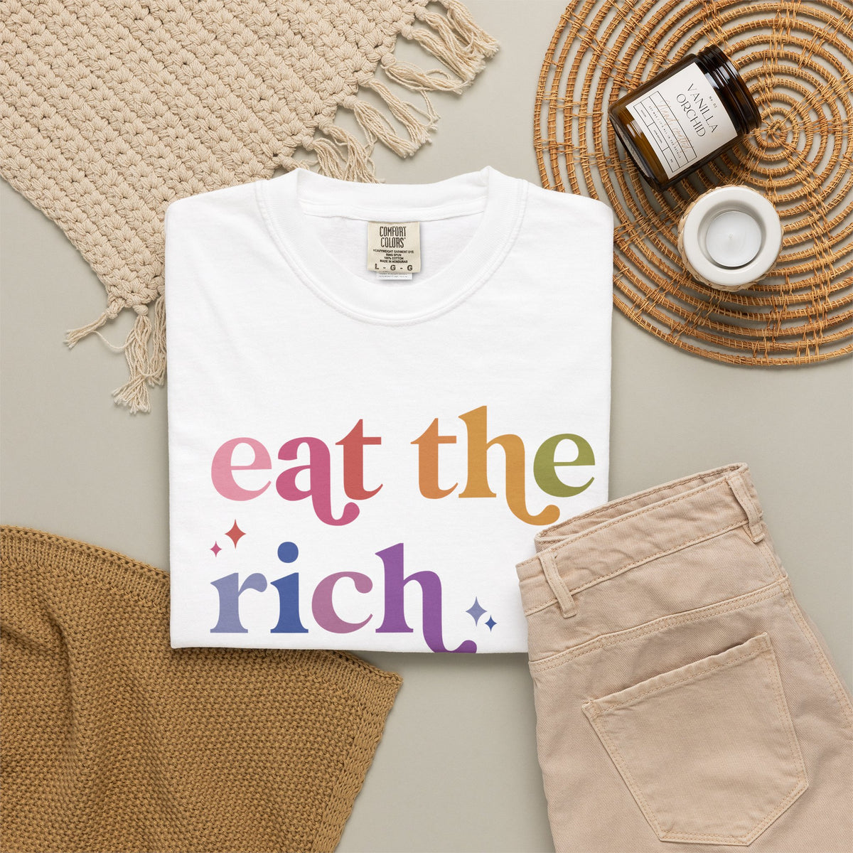 Eat the Rich Comfort Colors Unisex T-Shirt
