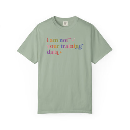 I Am not Your Training Data Comfort Colors Unisex T-Shirt