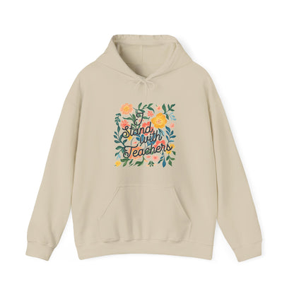 I Stand With Teachers Hoodie