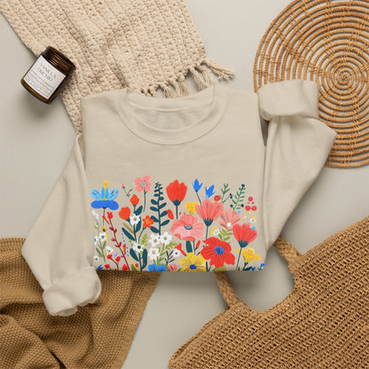 Fuck Trump Floral Sweatshirt