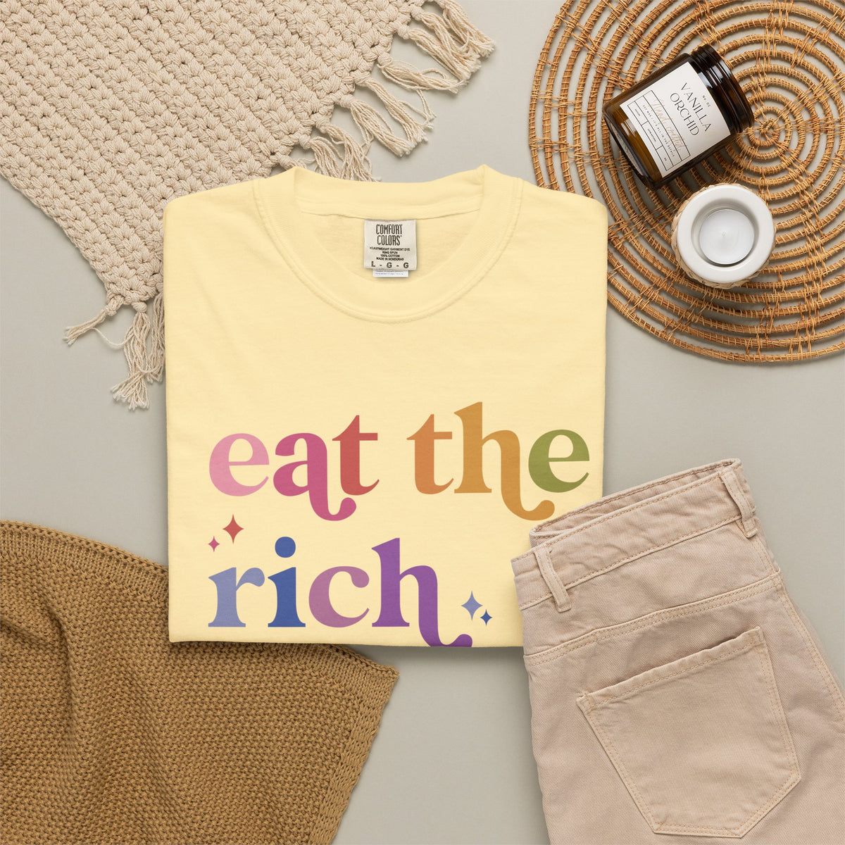 Eat the Rich Comfort Colors Unisex T-Shirt
