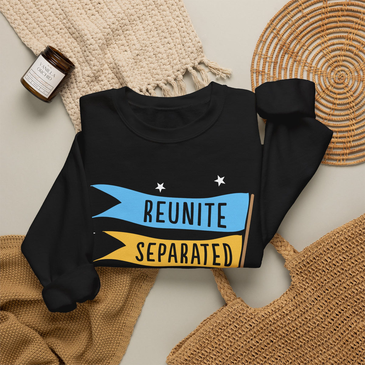 Reunite Separated Families Flags Sweatshirt
