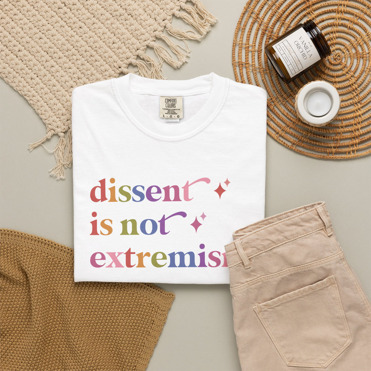 Dissent is not Extremism Comfort Colors Unisex T-Shirt