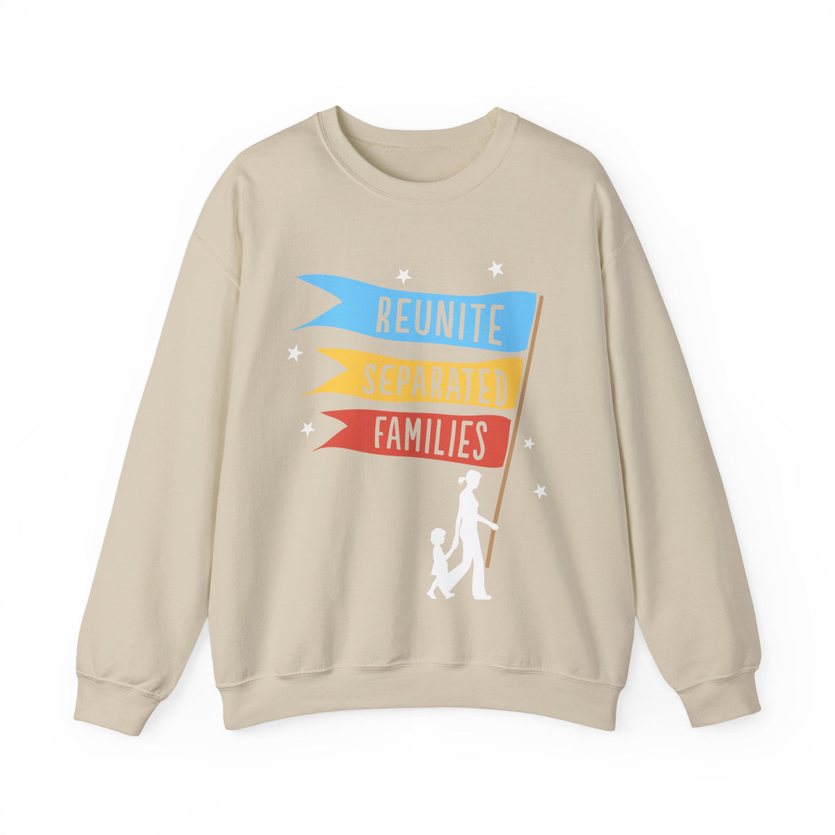 Reunite Separated Families Flags Sweatshirt
