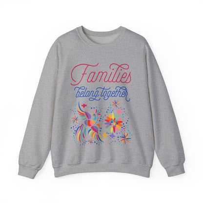 Families Belong Together Rainbow Sweatshirt