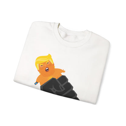 Resist Fist and Trump Blimp Sweatshirt